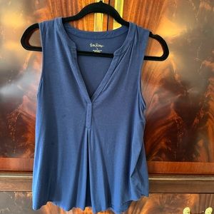 Lilly Pulitzer Raisa Top True Navy